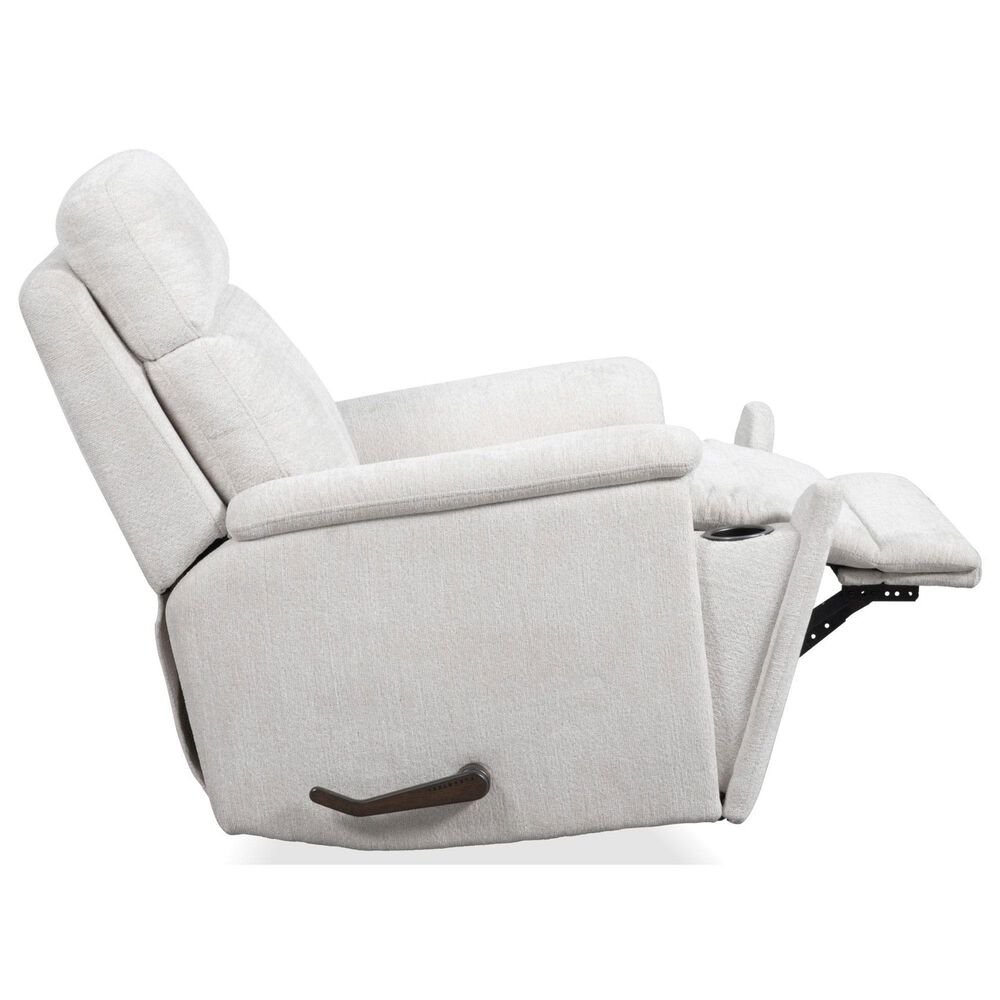 Flexsteel Refined Manual Swivel Gliding Recliner in Pearl, , large