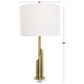 Maple and Jade Tiered Pillar Table Lamp in Gold and Clear, , large