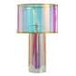 Flair Industries Margot Pink Glass Table Lamp, , large