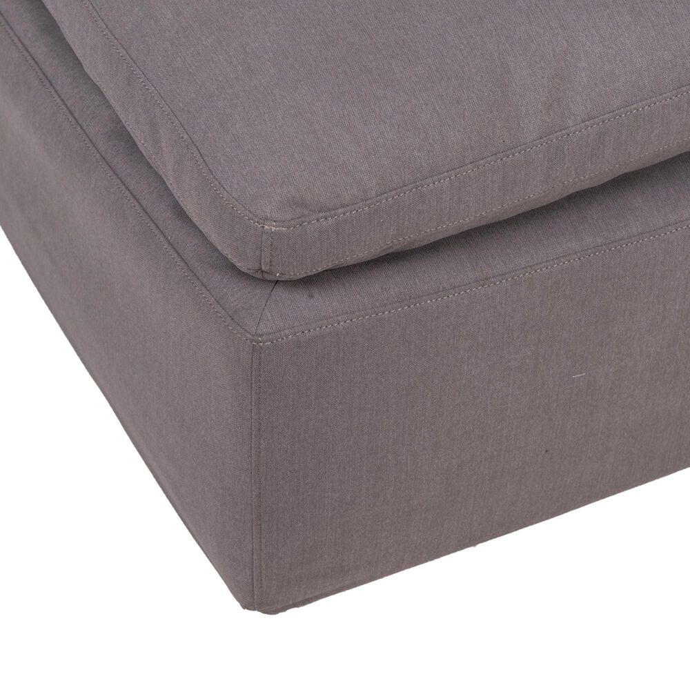 Moe&#39;s Home Collection Clay Ottoman in Grey, , large