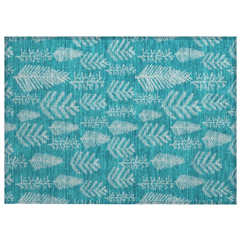 Dalyn Rug Company Wonderland WN21 2"6" x 3"10" Teal Indoor/Outdoor Area Rug, , large