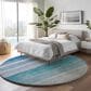 Dalyn Rug Company Pacifica PA7 8" Round Sky Area Rug, , large