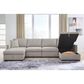 Ashley ModMax Luxe 4-Piece Symmetrical Sectional with Double Storage Chaise in Flint, , large
