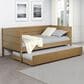 Coaster Calinda Twin Daybed with Trundle in Warm Natural Brown, , large
