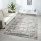 L&R Resources Allure Blue and Taupe 5" x 8" Area Rug, , large