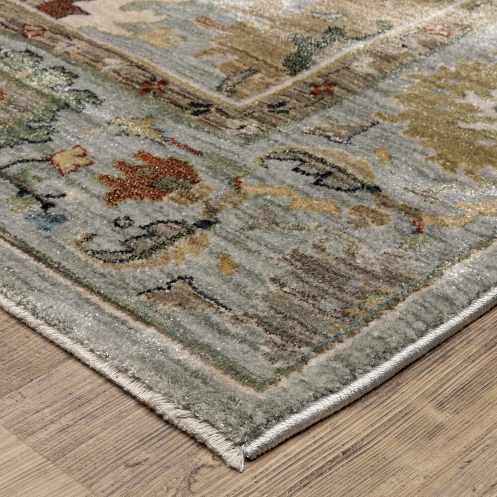 Oriental Weavers Eliana ELI03 Blue and Multicolor 6&#39;7&quot; x 9&#39;6&quot; Area Rug, , large