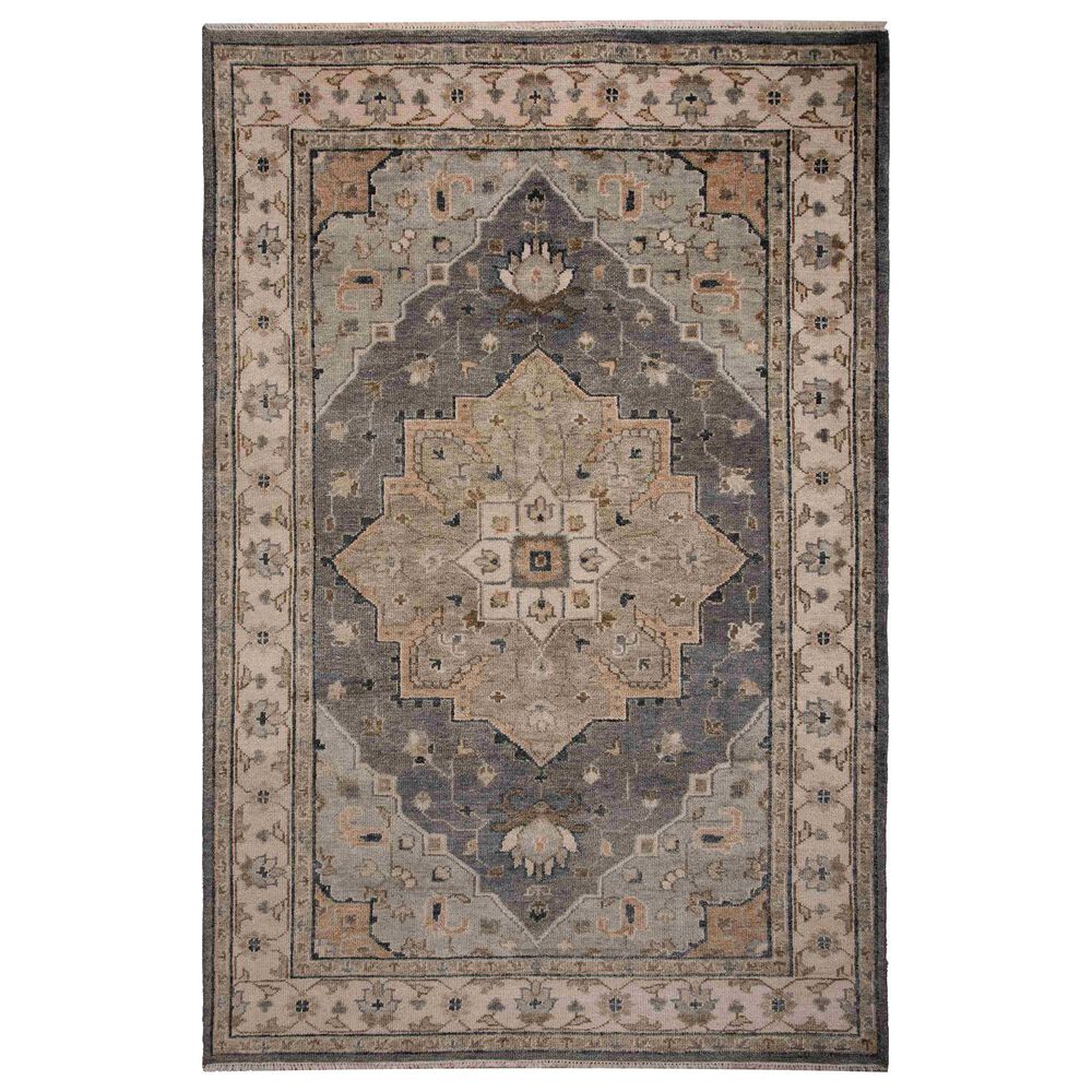 Rizzy Hallmark 6" x 9" Gray Area Rug, , large