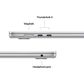 Apple MacBook Air 15-inch Laptop M4 chip - 10 Core CPU - 10 Core GPU - 16GB Memory - 512GB SSD - Silver (Latest Model), , large