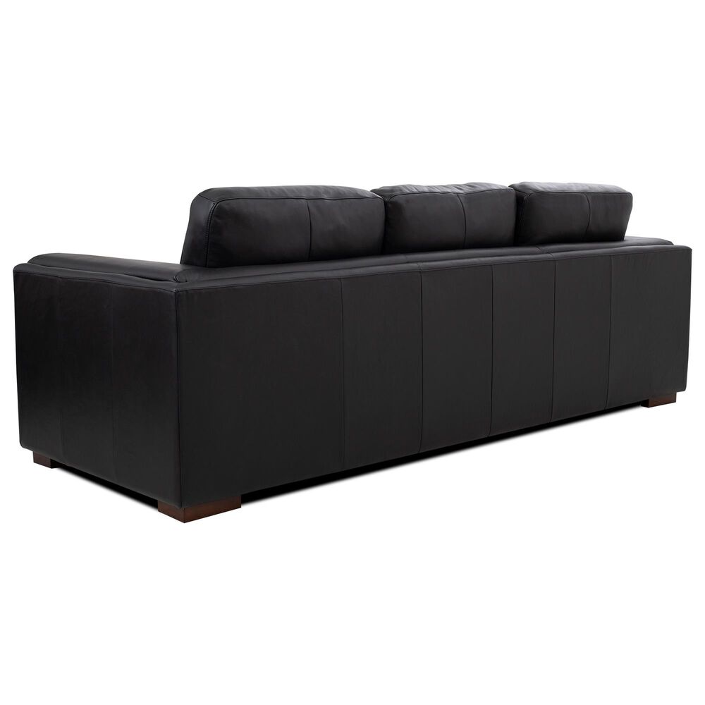 Italiano Furniture Luca Stationary Sofa in Black, , large