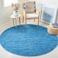 Safavieh Vision 6"7" Round Blue Area Rug, , large