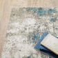 Oriental Weavers Venice Rimini 2"3" x 7"6" Blue and Beige Runner, , large