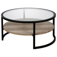 Hudson and Canal Winston Coffee Table in Black
