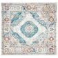 Safavieh Aria ARA116A 6"6" Square Blue and Ivory Area Rug, , large