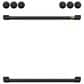 Cafe Handle and Knob Kit for Range in Flat Black, , large
