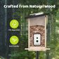 Birdfy Bird Feeder Ebony with Smart Camera and Solar Panel in Brown and Black, , large