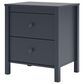 Ashley Simmenfort 2-Drawer Nightstand in Navy Blue, , large