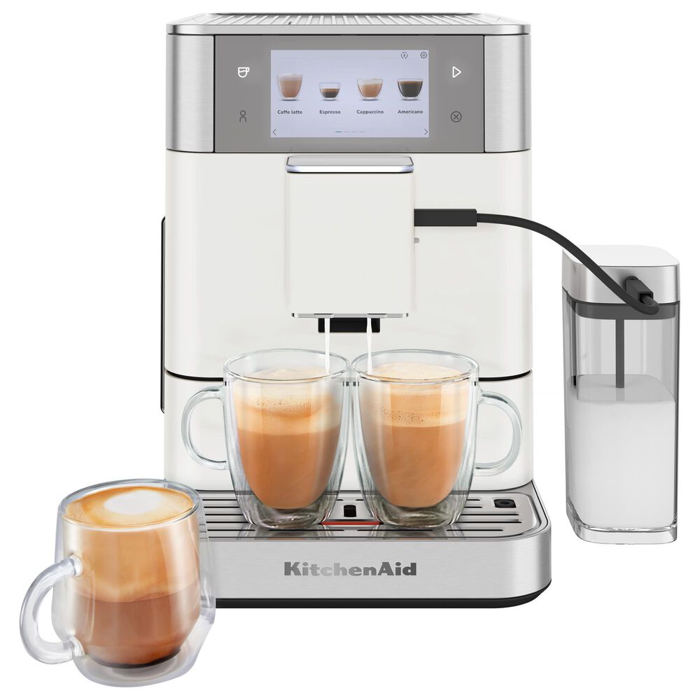 KitchenAid Full Automatic Espresso Machine in Porcelain White, , large