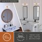 Vaxcel Levitt 2-Light Wall Sconce in Satin Brass, , large