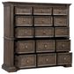 Pulaski Furniture Corp Woodbury 5-Piece King Bedroom Set in Brown, , large