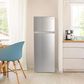 Danby 7.4 Cu. Ft. Top-Freezer Refrigerator with Partial Defrost in Stainless Steel, , large