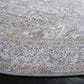 Safavieh Webster WBS320G 6"7" Round Grey and Beige Area Rug, , large