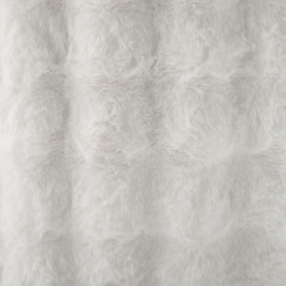 Linon Home Decor Fiona Office Chair with White Cloud Bubble Cushion in Silver, , large