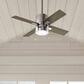Hunter Beck 42" Ceiling Fan with LED Lights in Brushed Nickel, , large