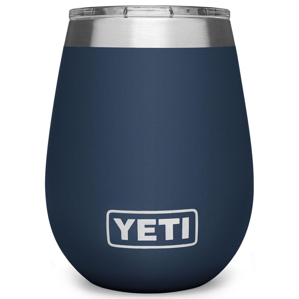 YETI Rambler 10 Oz Wine Tumbler with MagSlider Lid in Navy, , large