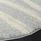 Safavieh Adirondack ADR125T 6" Round Cream and Slate Area Rug, , large