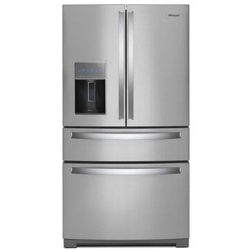 Whirlpool 26.2 Cu. Ft. French Door Refrigerator with External Water and Ice Dispensing System in Stainless Steel, , large