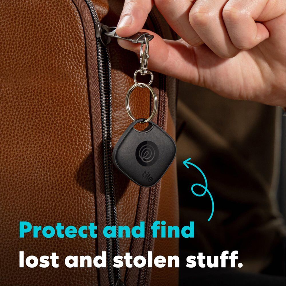 Tile by Life360 Tile Mate - Bluetooth Tracker - Black, , large