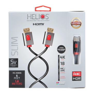Helios Silver Series HDMI Cable (6 FT), , large