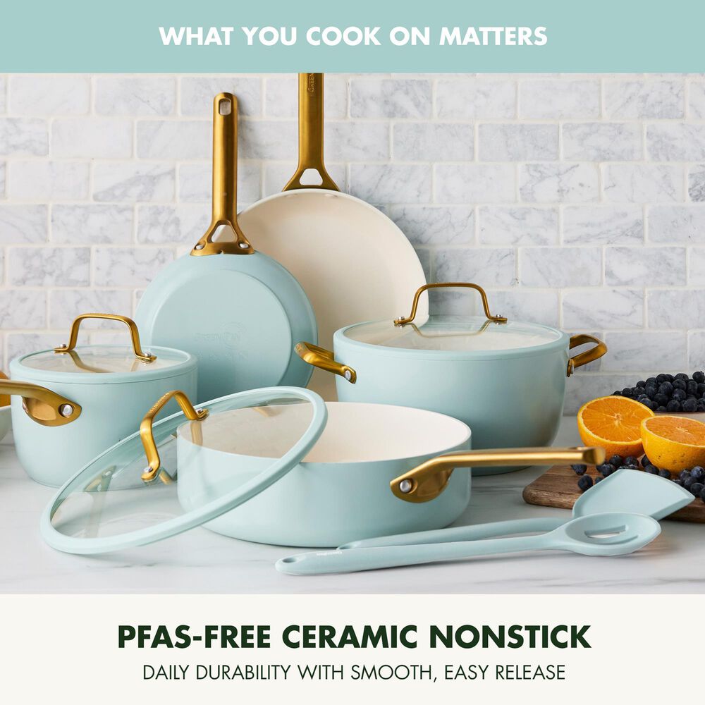 Green Pan Reserve Pro 10-Piece Cookware Set in Seaside, , large