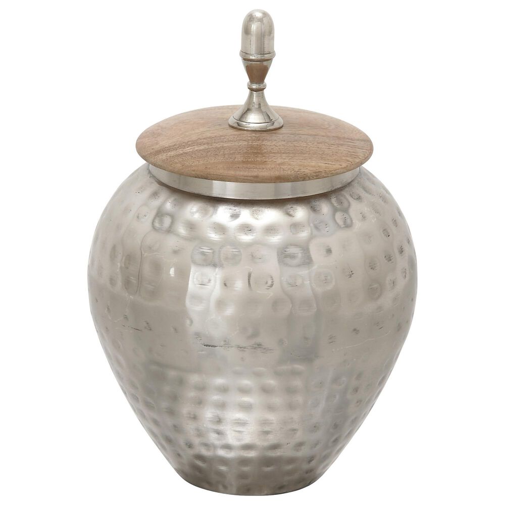 Decorative Jar in Silver, , large