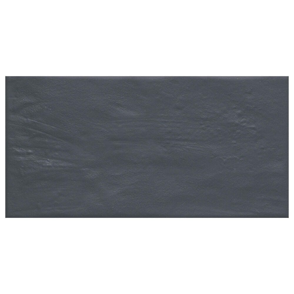Emser Eclissi Jet 5" x 5" Star Glazed Porcelain Tile, , large
