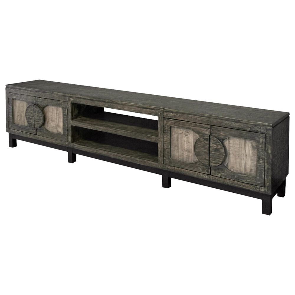 Fallridge Cosala 93" TV Console in Rustic Brown, , large