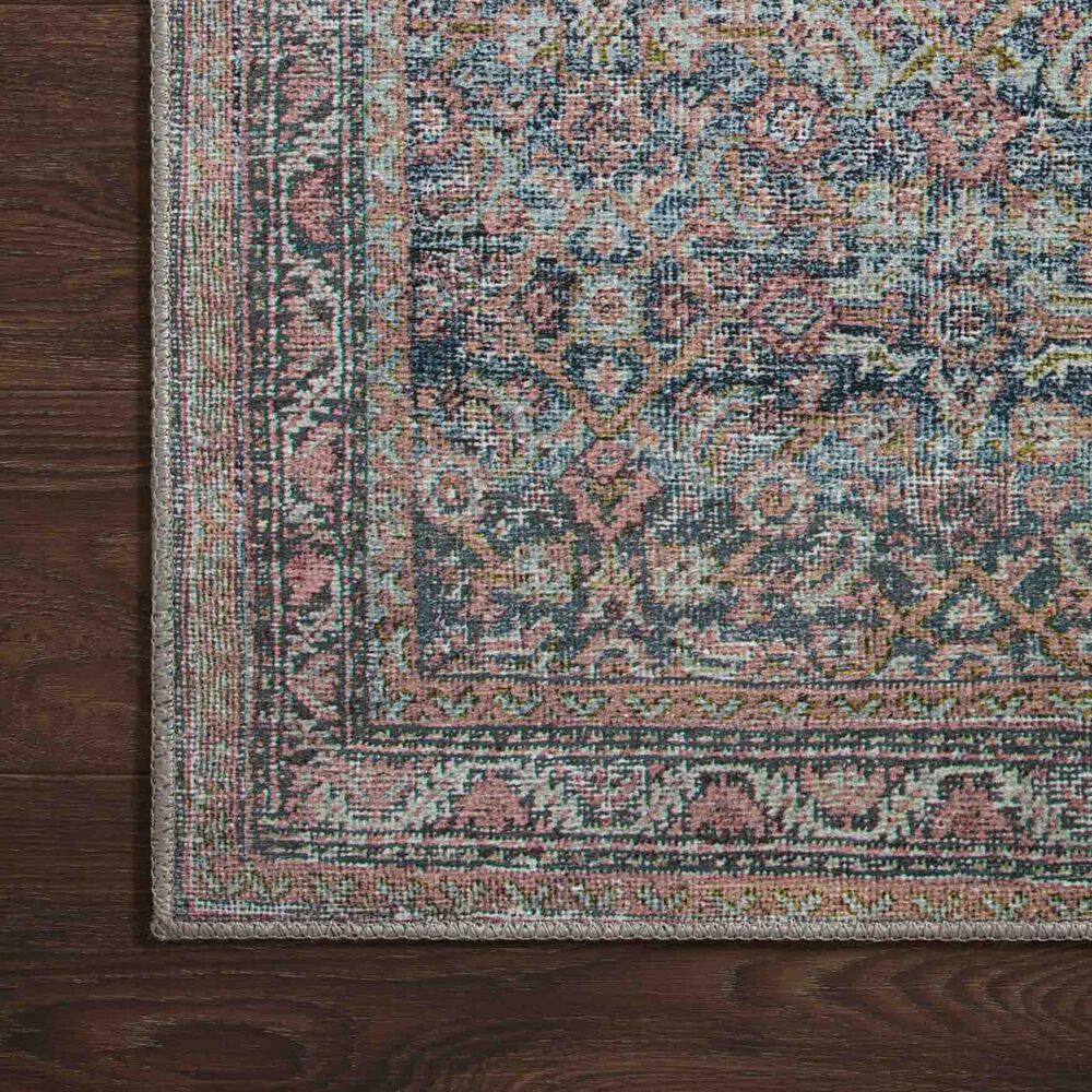 Loloi Adrian 2&#39; x 5&#39; Denim and Multicolor Area Rug, , large