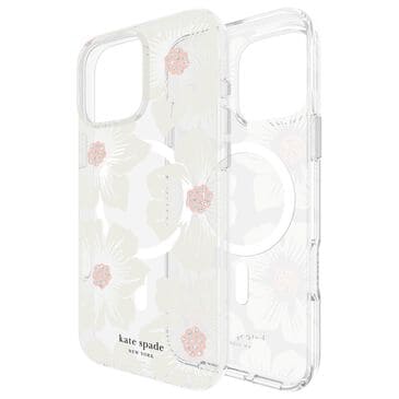 Kate Spade Protective Magsafe Case for Apple iPhone 16 Pro Max in Hollyhock Floral, , large