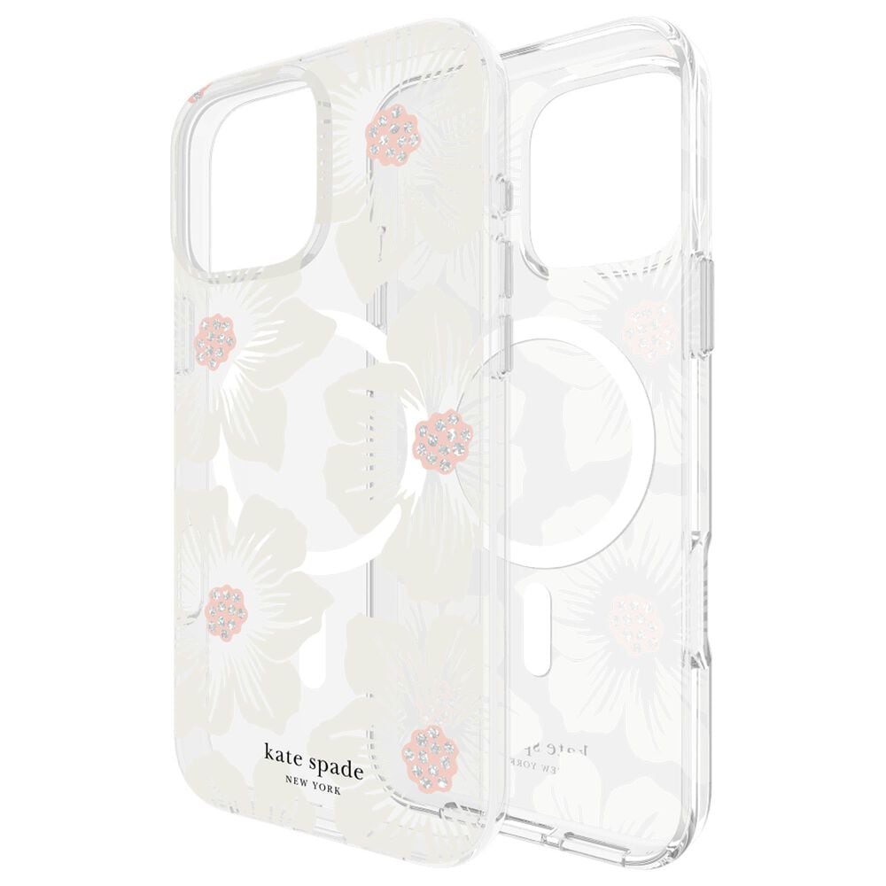 Kate Spade Protective Magsafe Case for Apple iPhone 16 Pro Max in Hollyhock Floral, , large