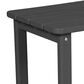 Hearth and Haven 3-Piece Outdoor Folding Adirondack Chair Set with Side Table in Gray, , large