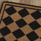 Momeni Erin Gates Park PAR-3 1"6" x 2"6" Black Door Mat, , large