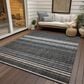 Dalyn Rug Company Portico PO2 Chocolate 5" x 7"6" Area Rug, , large