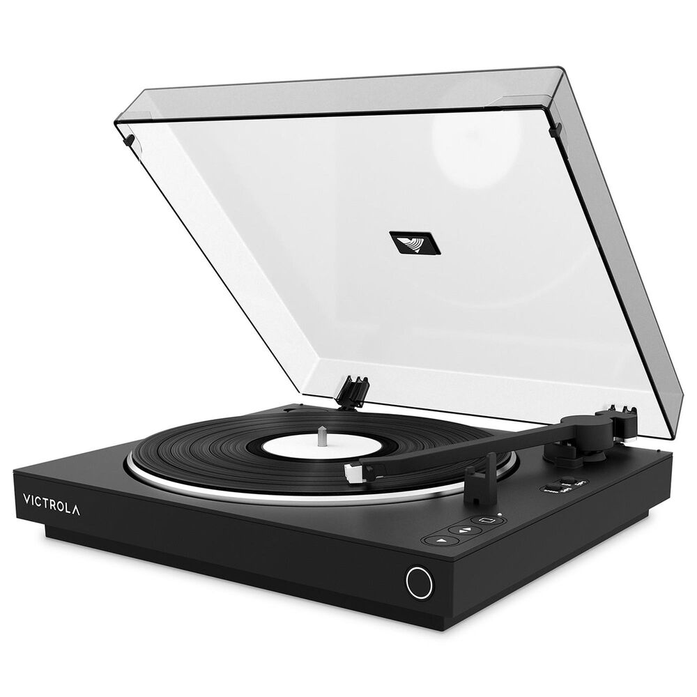 Victrola 2-Speed Automatic Turntable with Bluetooth in Black, , large