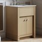 Kohler Alouette 24" Single Bathroom Vanity in Light Oak with 2 cm White Quartz Top and Rectangular Sink, , large