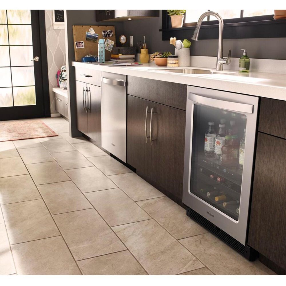 Whirlpool 5.2 Cu. Ft. 25" Wide Undercounter Beverage Center in