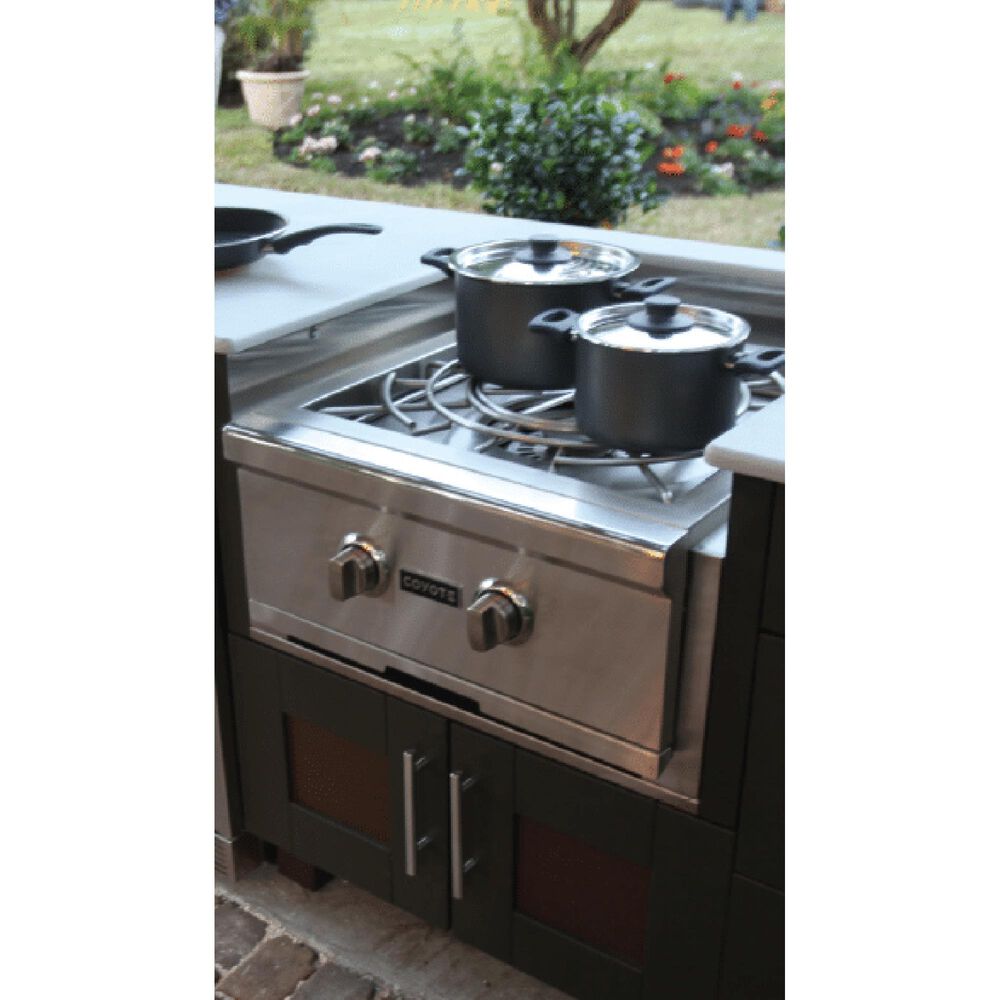 Coyote Outdoor Power Burner Liquid Propane In Stainless Steel Nebraska Furniture Mart