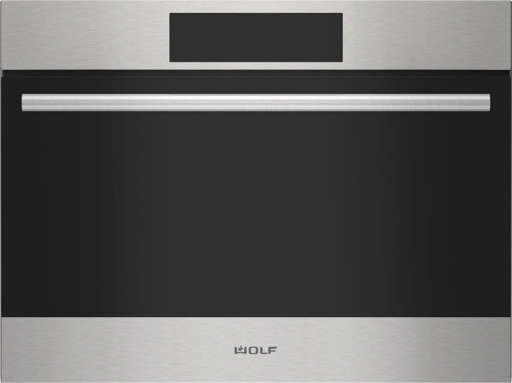 Wolf Appliances 24" E Series Transitional Drop-Down Door Speed Oven in Stainless Steel, , large