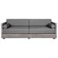 Armen Living Vivid 4-Piece Patio Conversation Set in Eucalyptus/Gray, , large