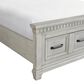 Mayberry Hill Mccoy King Storage Bed in White, , large