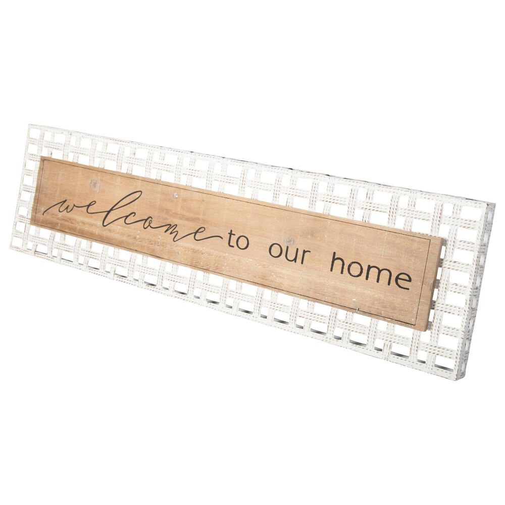 VIP Home and Garden American Mercantile "Welcome To Our Home" Sign, , large